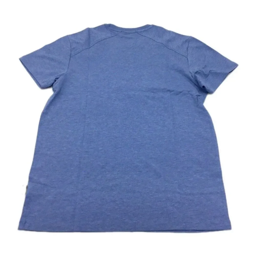 Kenneth Cole Organic Short Sleeve Cotton Tee Heather Blue Men's Size XL Tshirt